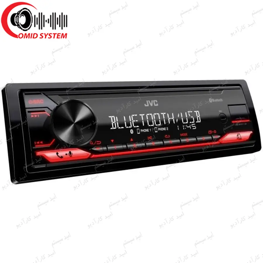 پخش کننده خودرو جی وی سی مدل KD-X182BT